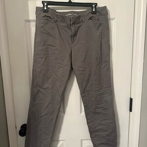 Old Navy Pixie Women's Gray Straight Leg Pants